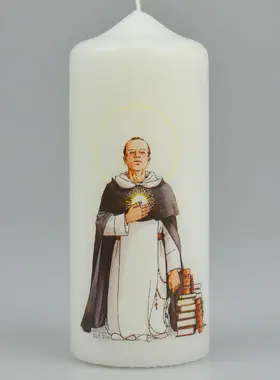 Kaars Heilige Thomas van Aquino (pic 1)