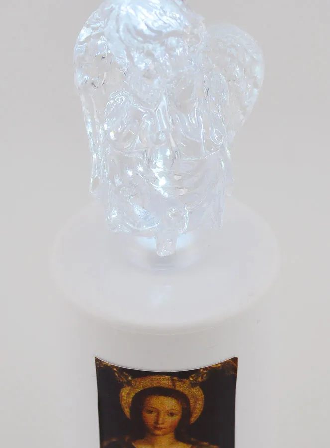 LED Elektrische Kerkkaars Heilige Maria-Magdalena - 60 dagen (pic 4)