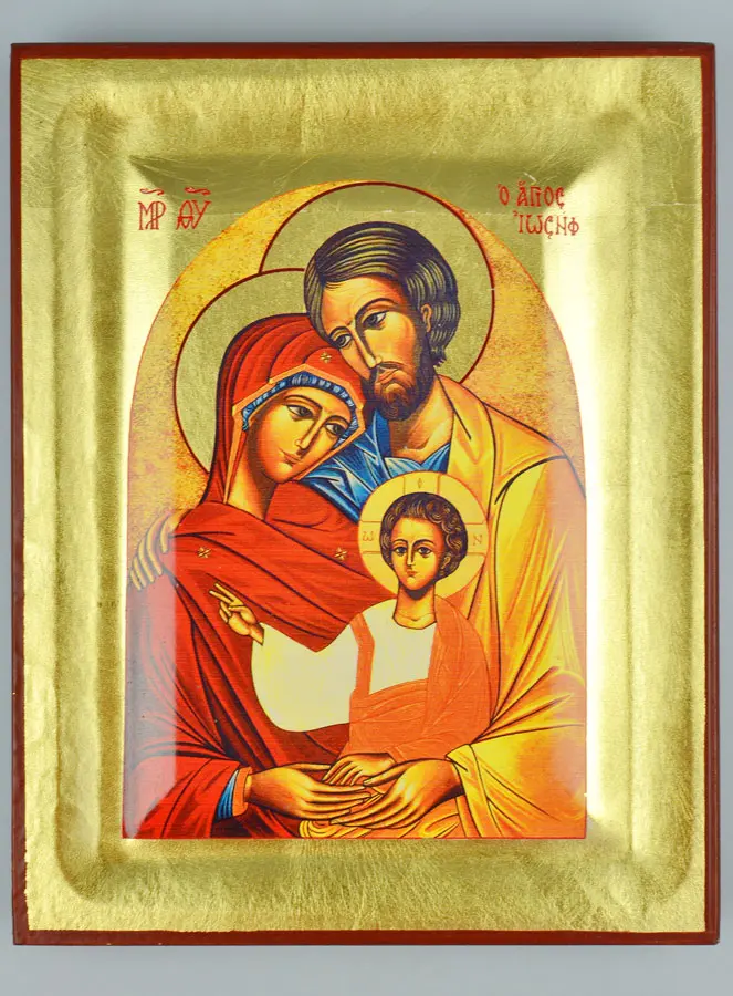 Icoon Heilige Familie - 18cm (pic 2)