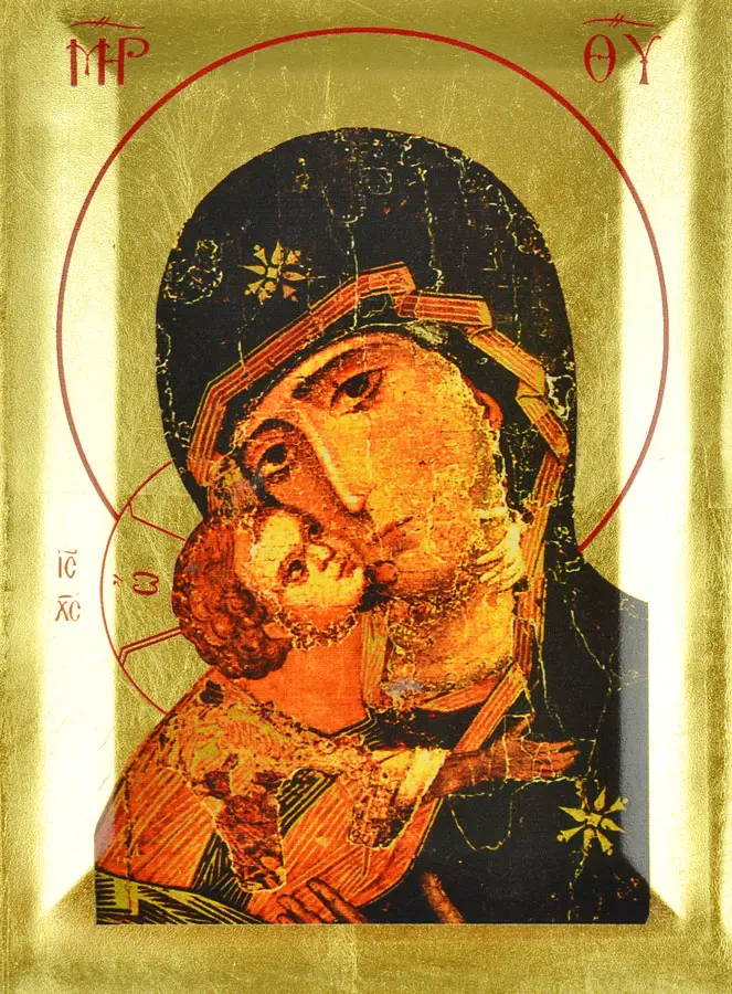 Icoon Maria - Moeder Gods van Vladimir - 18cm (pic 3)