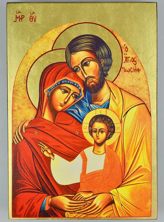 Religieuze Icoon Heilige Familie 19cm (pic 2)