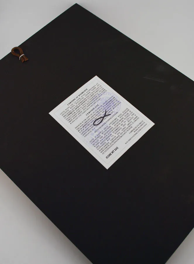 Byzantijnse Icoon Heilige Aarts Engel Michaël - 30 cm (pic 4)