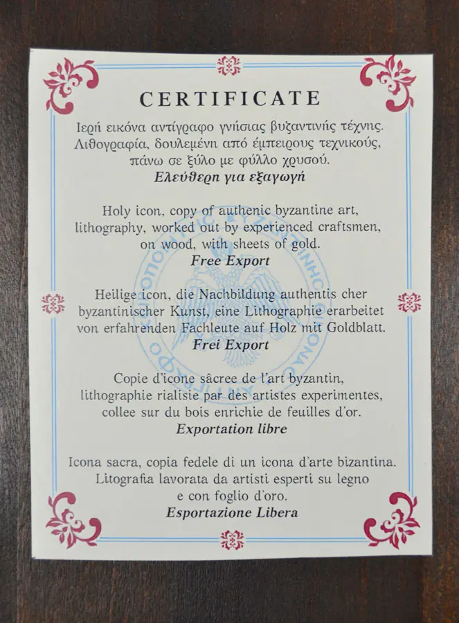 Grote Religieuze Icoon Maria Moeder Gods - Maria van Vladimir 40cm (pic 4)