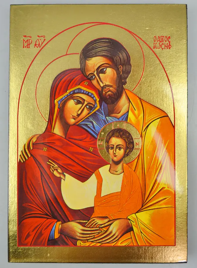 Religieuze Icoon van de Heilige Familie - 19cm (pic 2)