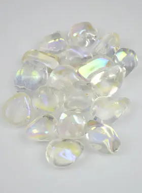 Angel Aura Kwarts Trommelsteen uit Brazilië (pic 1)