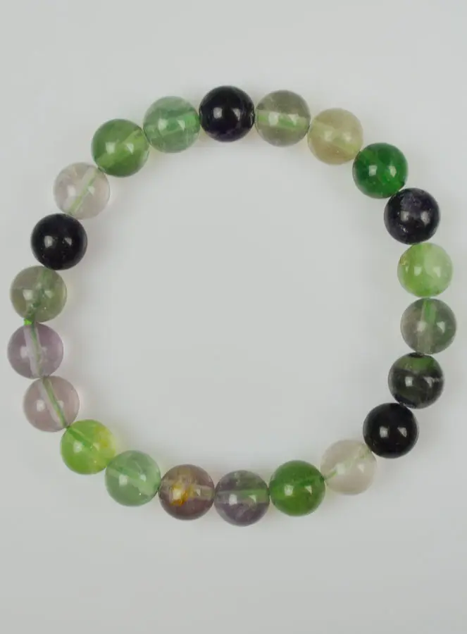 Edelsteen Armband Veelkleurige Fluoriet (pic 2)