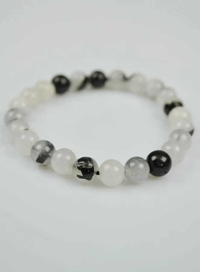Edelsteen Armband Toermalijn Bergkristal (pic 3)