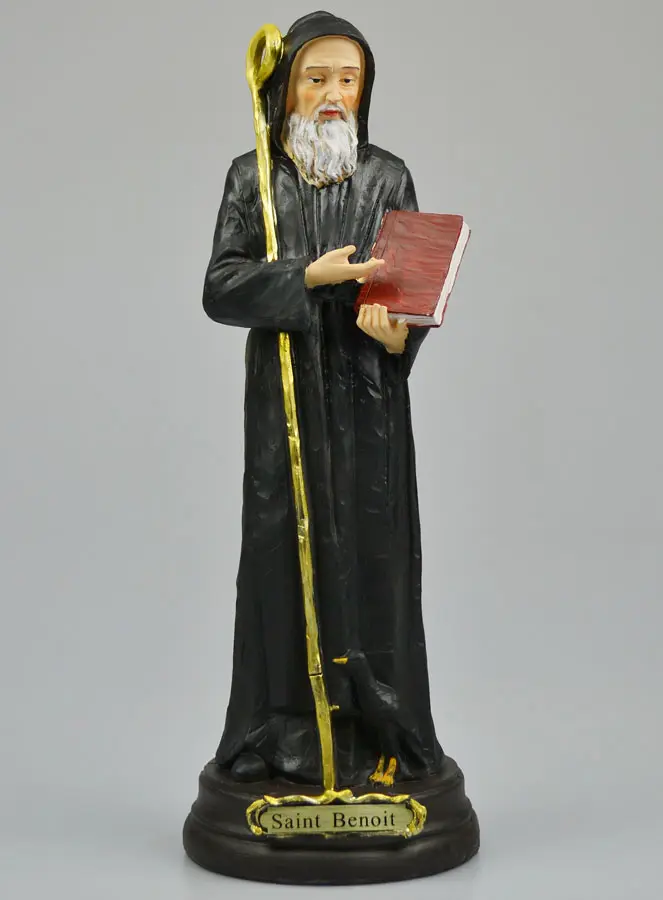 Beeld Sint Benedictus - 30cm (pic 2)