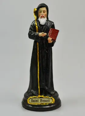 Beeld Sint Benedictus - 12 cm (pic 1)