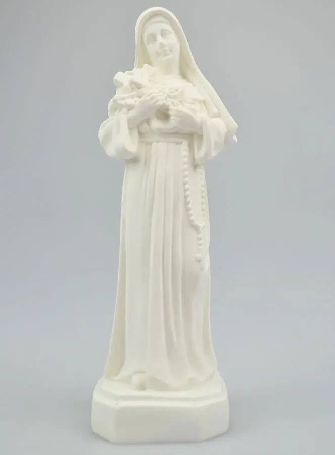 Albast Beeld Heilige Rita - 19cm (pic 2)