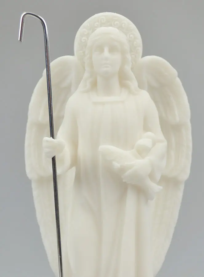 Beeld Heilige Rafaël van Albast - 20cm (pic 3)