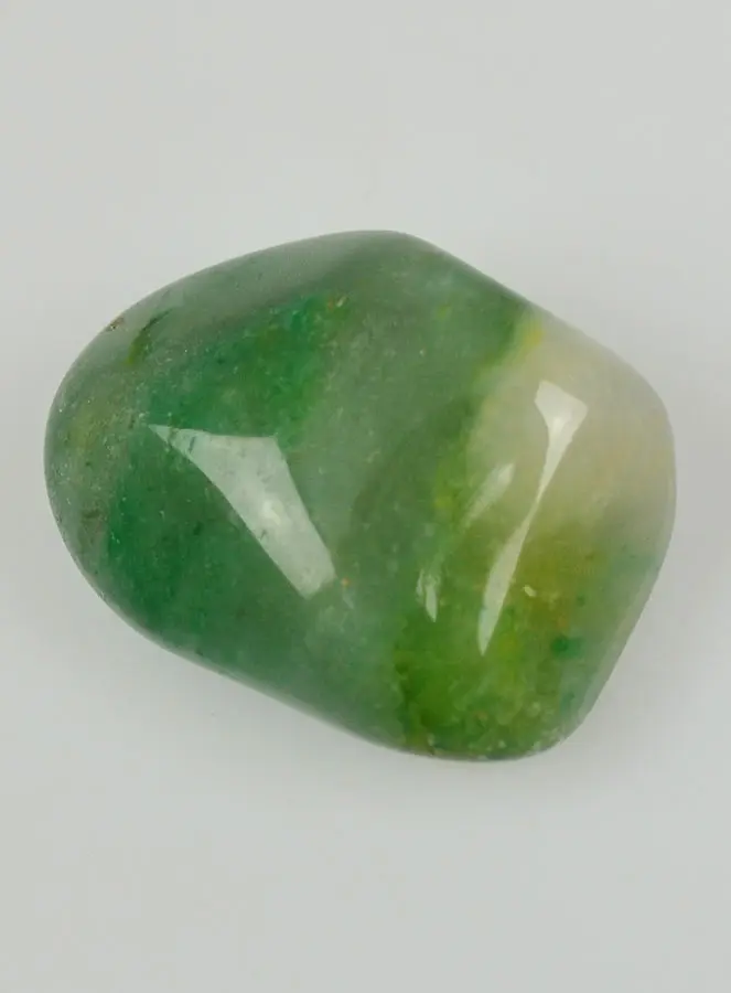 Groene Chalcedoon Trommelsteen uit Brazilië (pic 3)