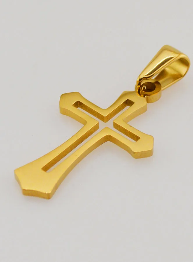 Kruis Hanger Filigraan - Goudkleurig (pic 4)