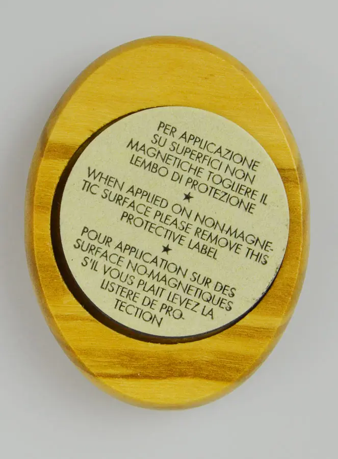 Auto Badge Heilige Maria Wonderdadige van Olijfhout 4cm (pic 4)