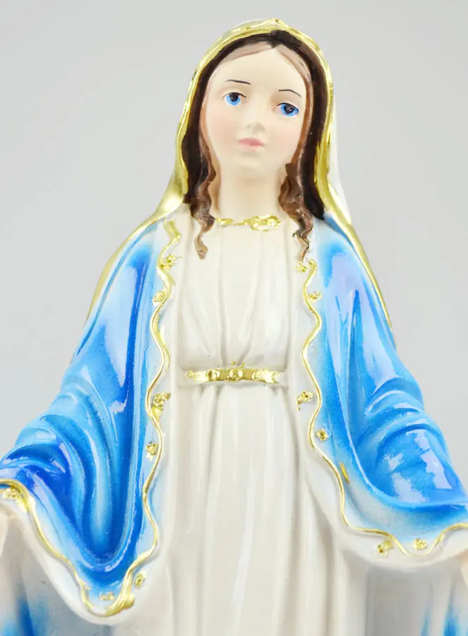 Beeld van Maria Wonderdadige van Marmer en Hars - 30cm (pic 4)