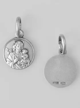 Medaille van 925 Sterling Zilver - Sint Jozef - 10mm (pic 3)