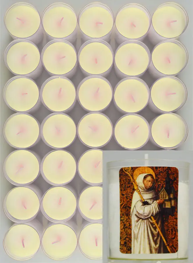 48 Votief Kaarsen St Bernardus van Clairvaux (pic 2)