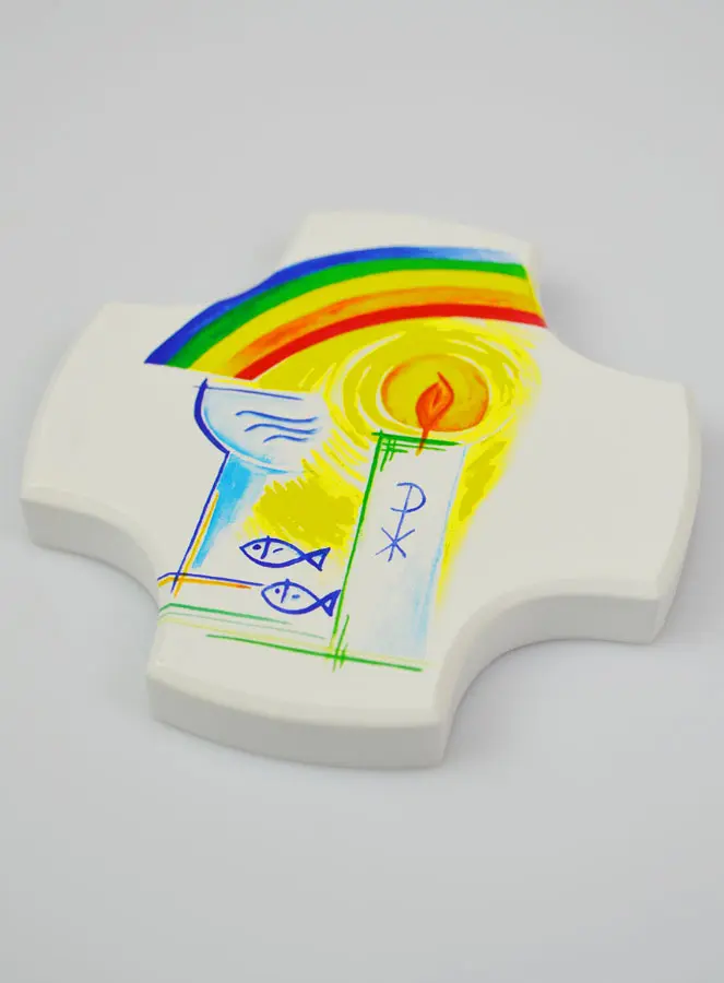 Wit Esdoorn Houten Kinder Kruisje - Mijn Doop (pic 3)