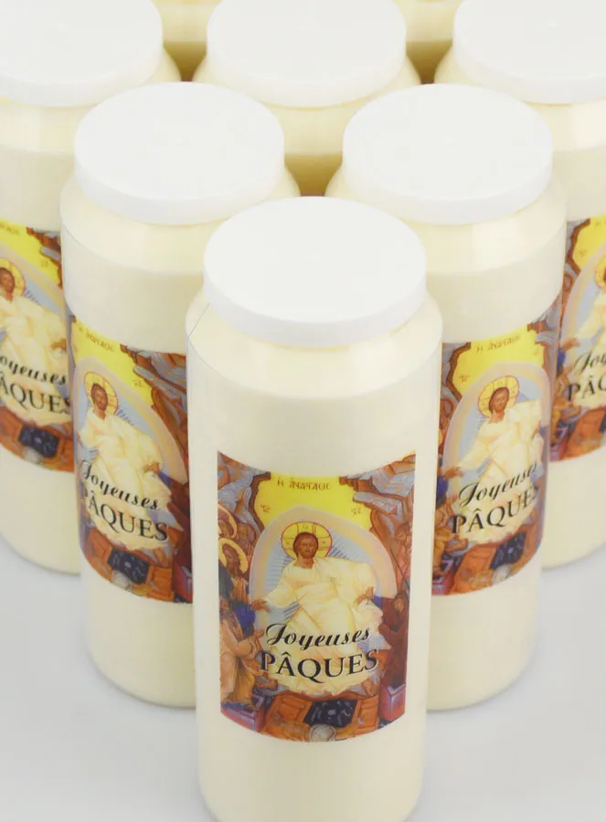 Doos met 20 Noveenkaarsen Vrolijk Pasen (pic 4)