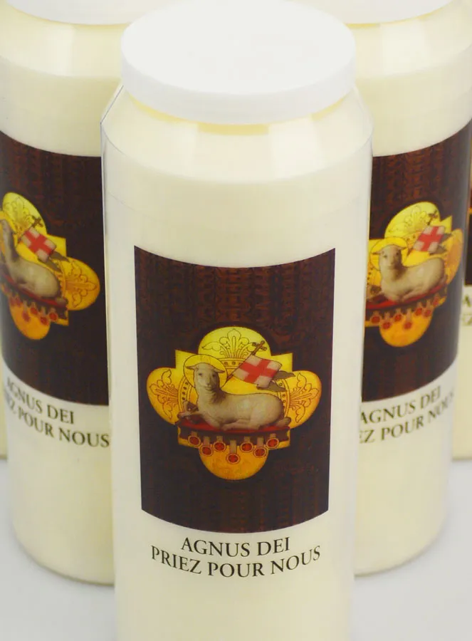 6 Noveenkaarsen Agnus Dei - 17,5 cm (pic 4)