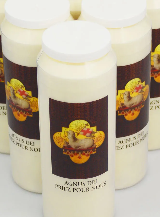 20 Noveenkaarsen Agnus Dei - 17,5 cm (pic 4)