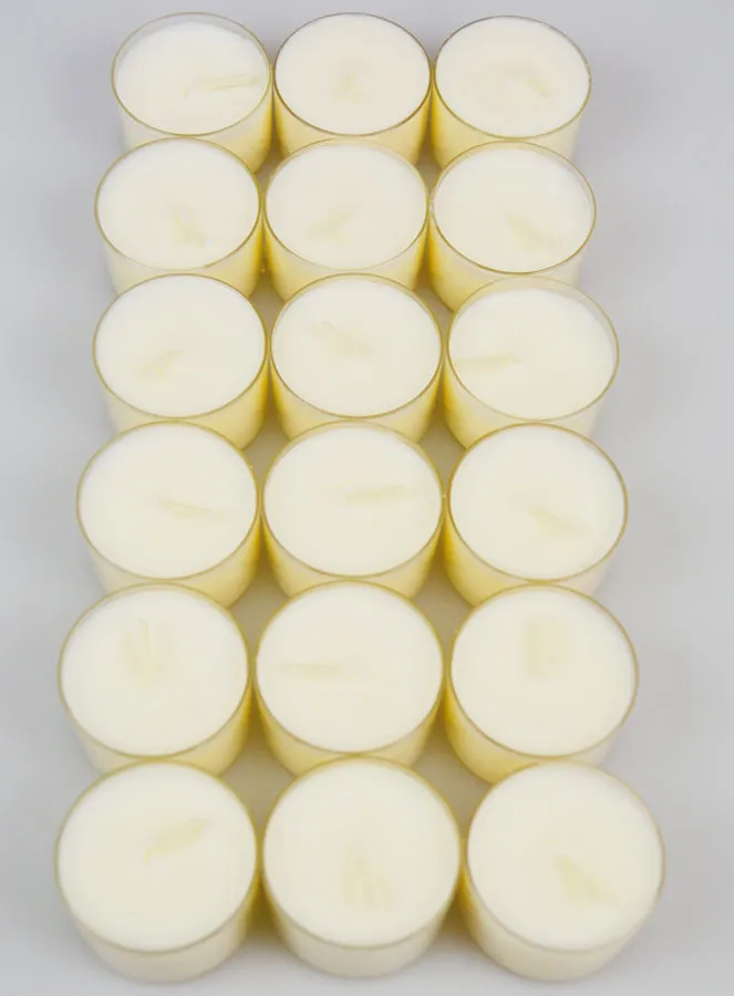 Set van 18 Biologische Waxinelichtjes 100% Natuurlijk - 7 Uur (pic 4)