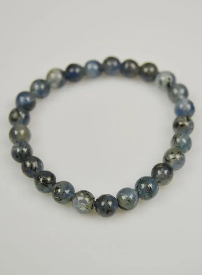 Edelsteen Armband met Blauwe Kyaniet - 6mm (pic 3)