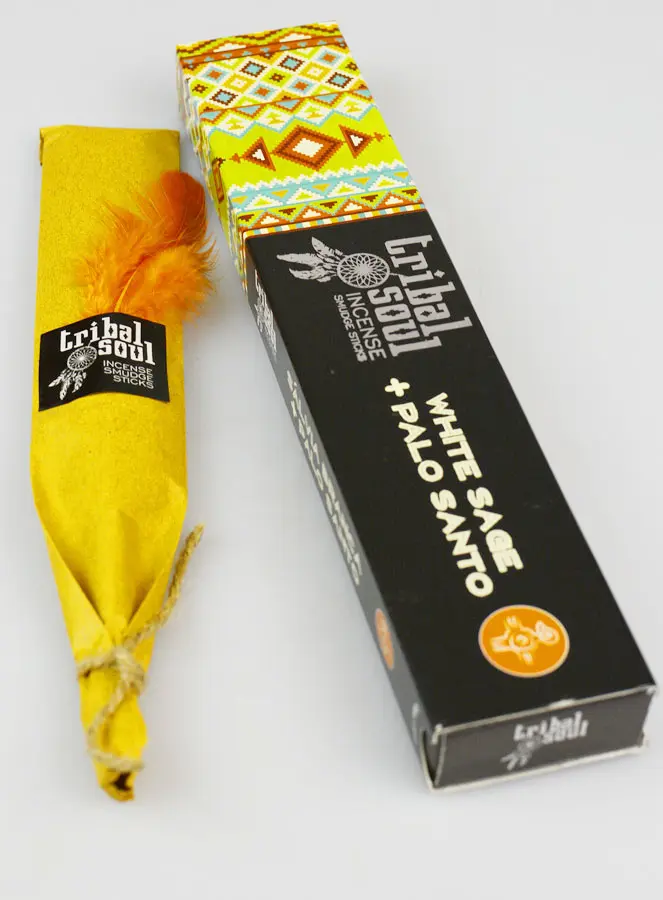 Wierookstokjes Tribal Soul - Witte Salie en Palo Santo 15g (pic 2)