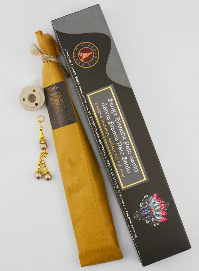 Wierook Masala Witte Salie en Palo Santo - 15g (pic 1)