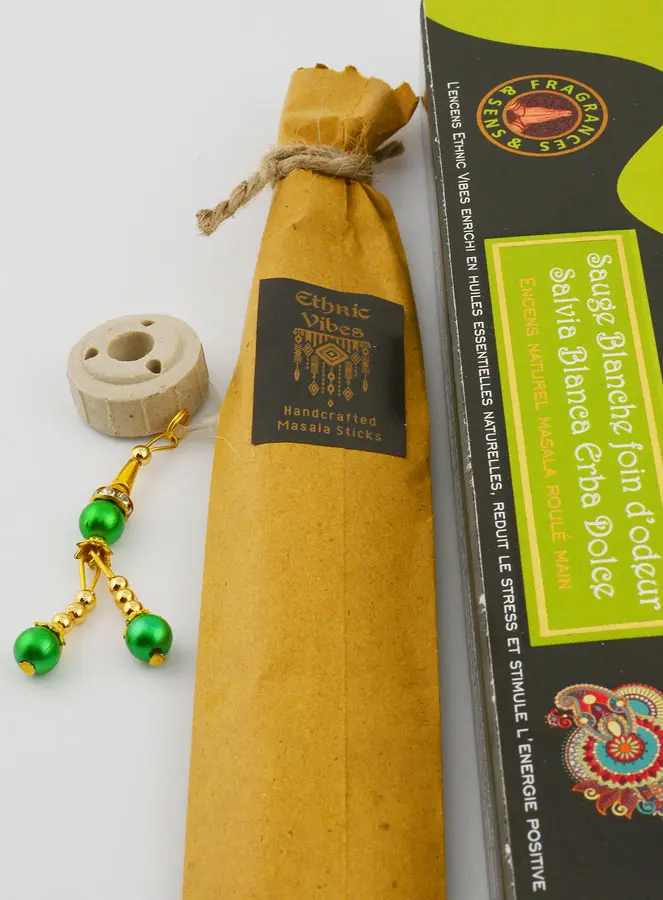 Wierook Masala Witte Salie en Sweet Grass - 15g (pic 4)