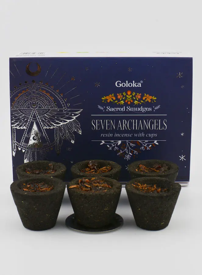 Natuurlijke Wierookbekers Goloka - 7 Aartsengele (pic 1)