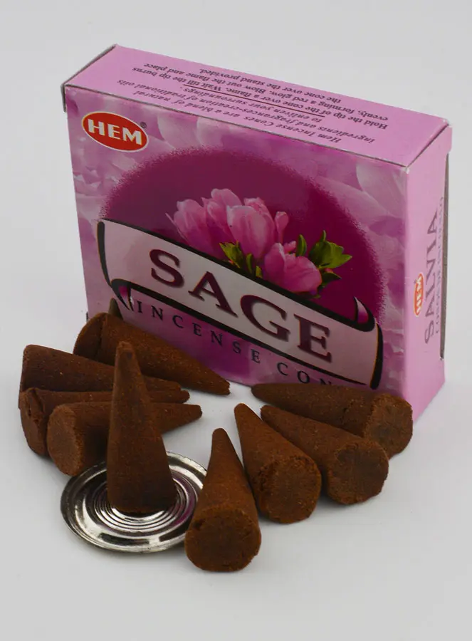 Wierookkegeltjes - Salie (pic 2)