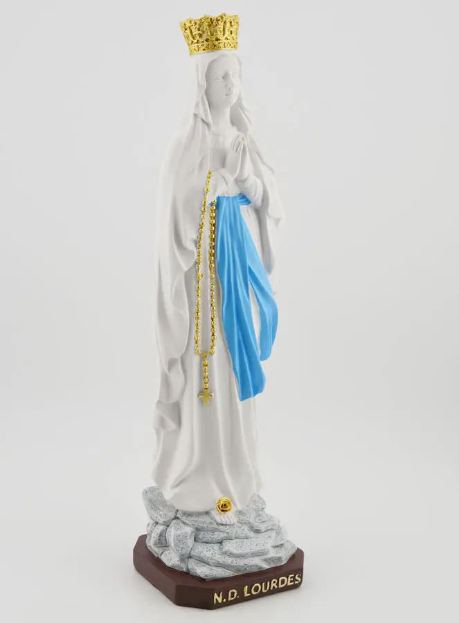 Religieus Beeld OLV van Lourdes Gekroond - 25cm (pic 3)