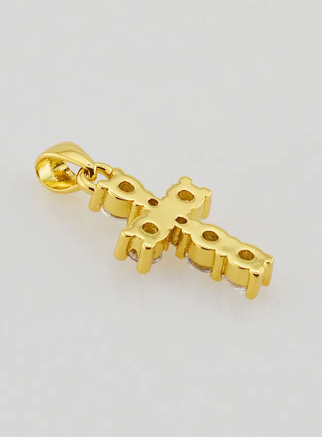 Hanger Kruis met Strass - 15 mm (pic 4)