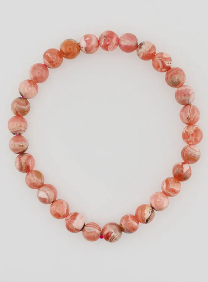 Edelsteen Armband van Rhodochrosiet AA - 6mm (pic 1)