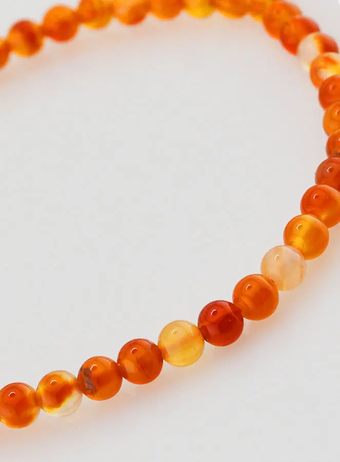 Edelsteen Armband Carneool - 4mm (pic 4)