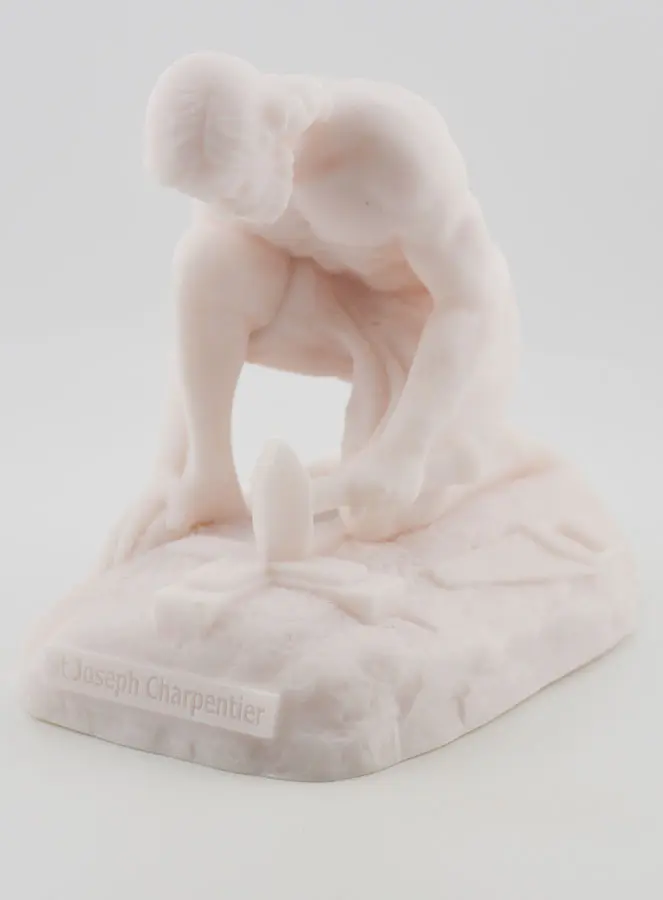 Beeld Heilige Jozef de Timmerman van Albast - 13cm (pic 2)