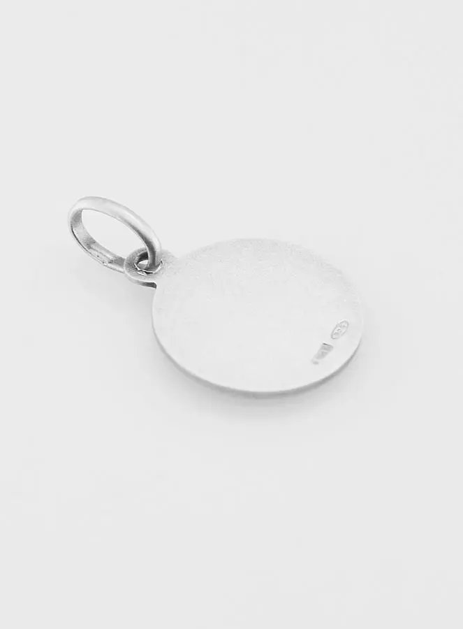 Zilveren Doop Medaille 12mm - Bescherm Engel (pic 4)