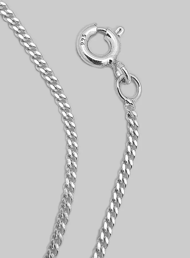 Halsketting Gourmet Schakel 2,1mm - 925 Zilver 45cm (pic 1)