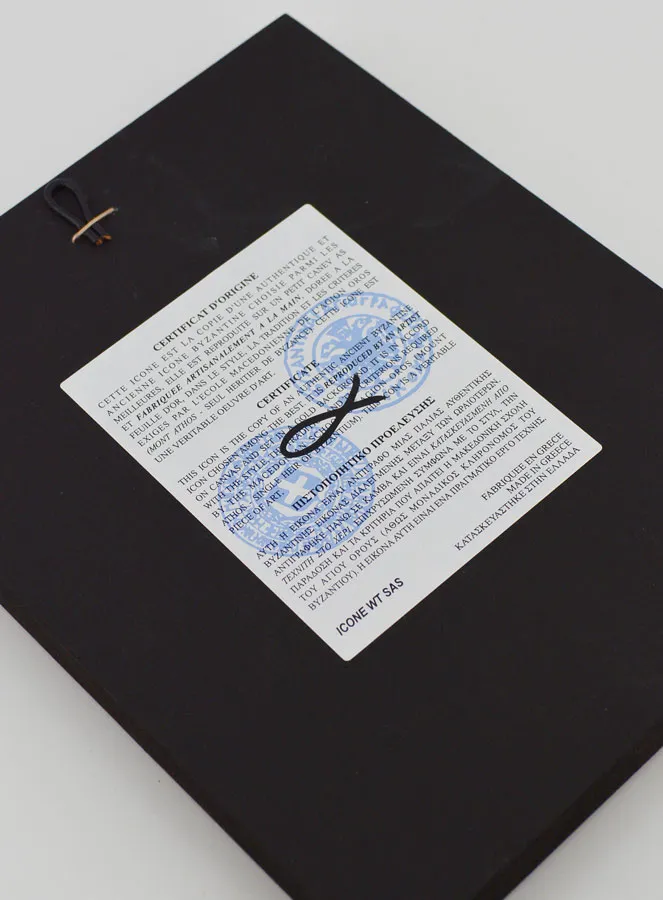 Byzantijns Religieus Icoon van de Heilige Charbel - 18 cm (pic 4)