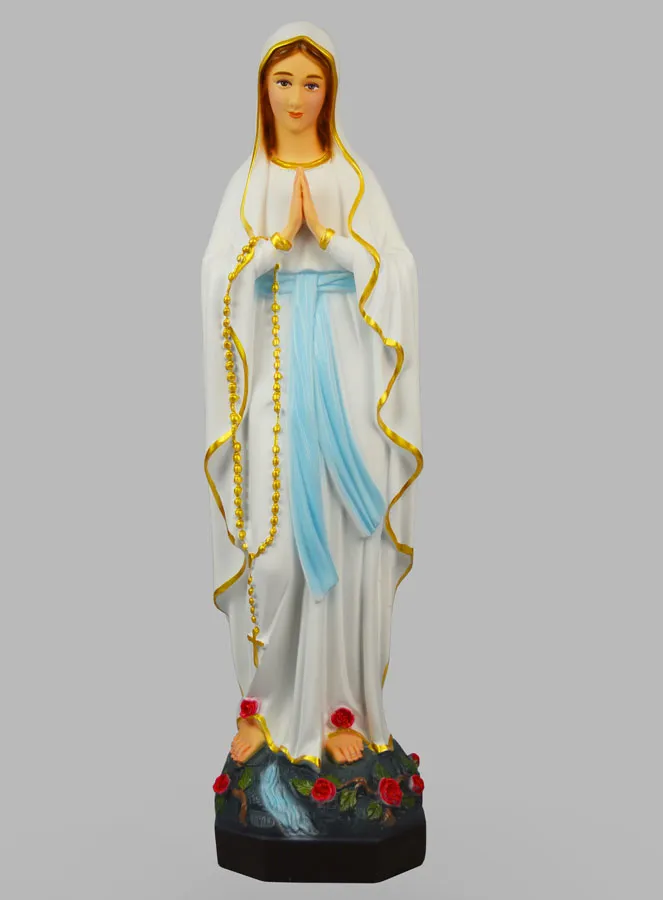 Religieus Beeld van Maria van Lourdes Beschilderd – 50cm (pic 1)