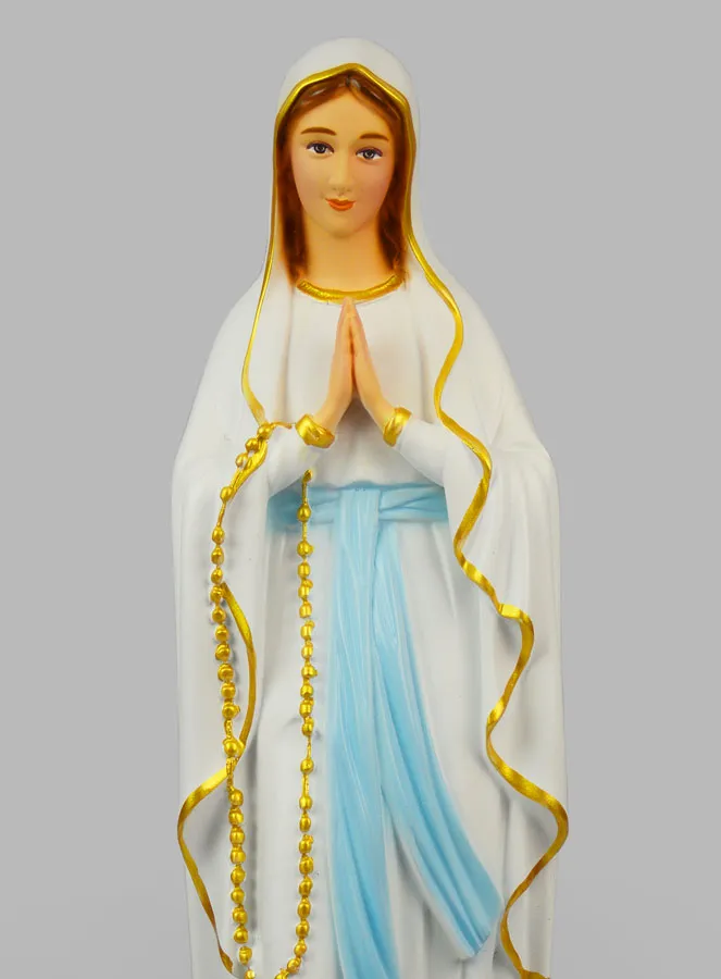 Religieus Beeld van Maria van Lourdes Beschilderd – 50cm (pic 3)