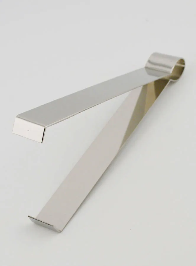Kolen Tang van Roestvrij Staal Zilverkleurig - 13cm (pic 2)