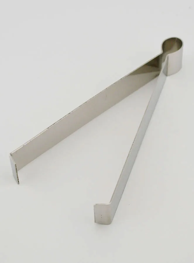 Kolen Tang van Roestvrij Staal Zilverkleurig - 13cm (pic 3)