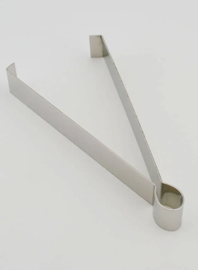 Kolen Tang van Roestvrij Staal Zilverkleurig - 13cm (pic 4)