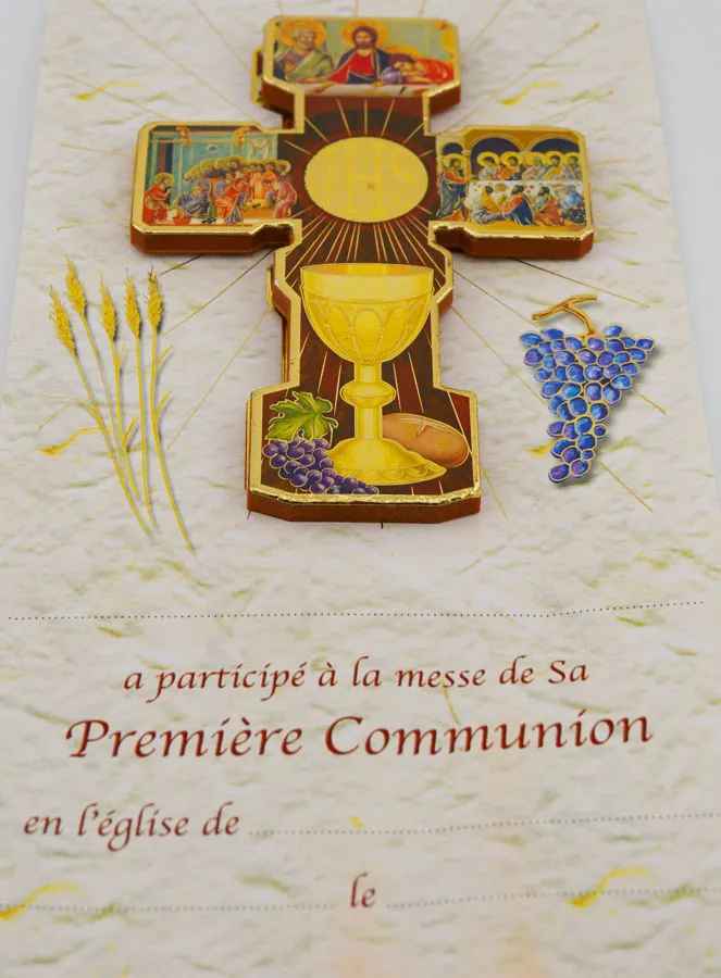 Communie Geschenk - Kruis en Certificaat (pic 2)