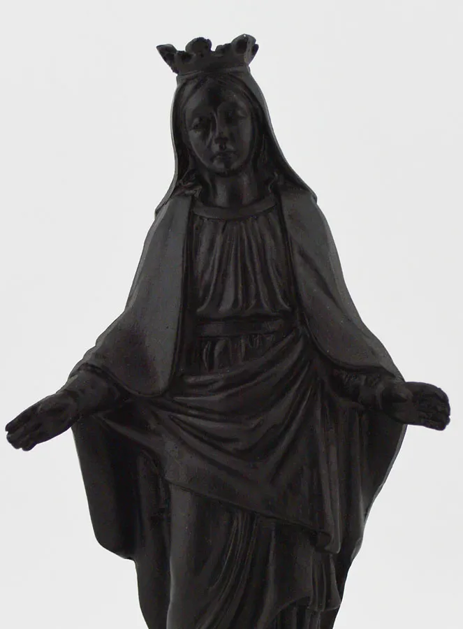 Religieu Beeld van de Zwarte Maagd Maria - 12cm (pic 3)