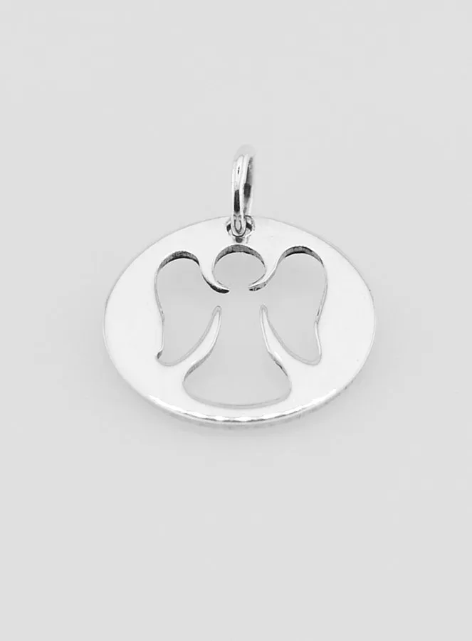 Opengewerkte Doopmedaille Beschermengel 15mm (pic 2)