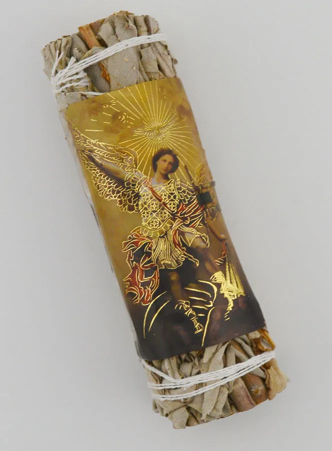Witte Salie Smudge Stick - Heilige Aartsengel Michael (pic 1)