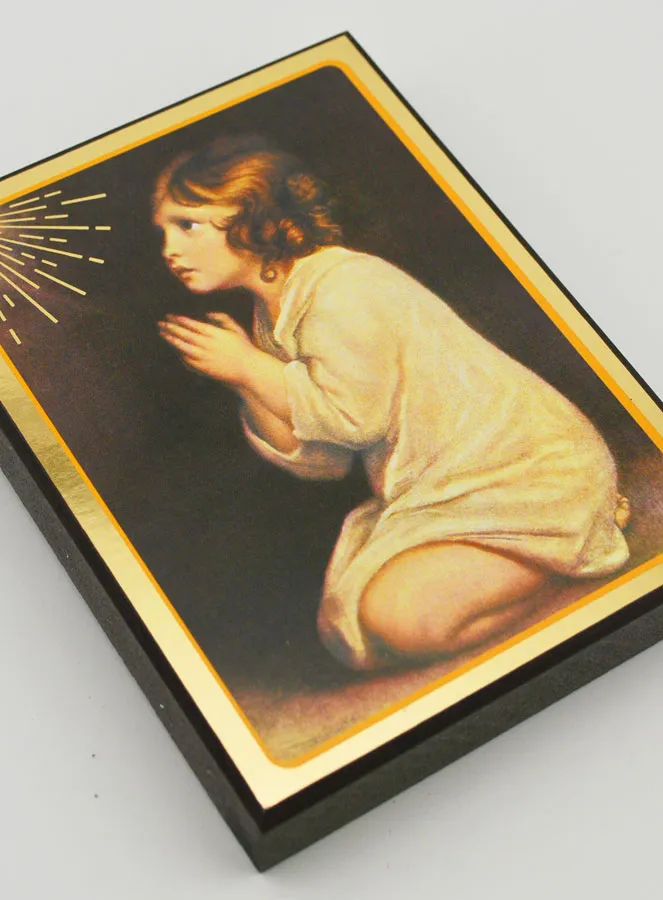 Religieus Icoon van de Kleine Samuel in Gebed - 14 cm (pic 3)